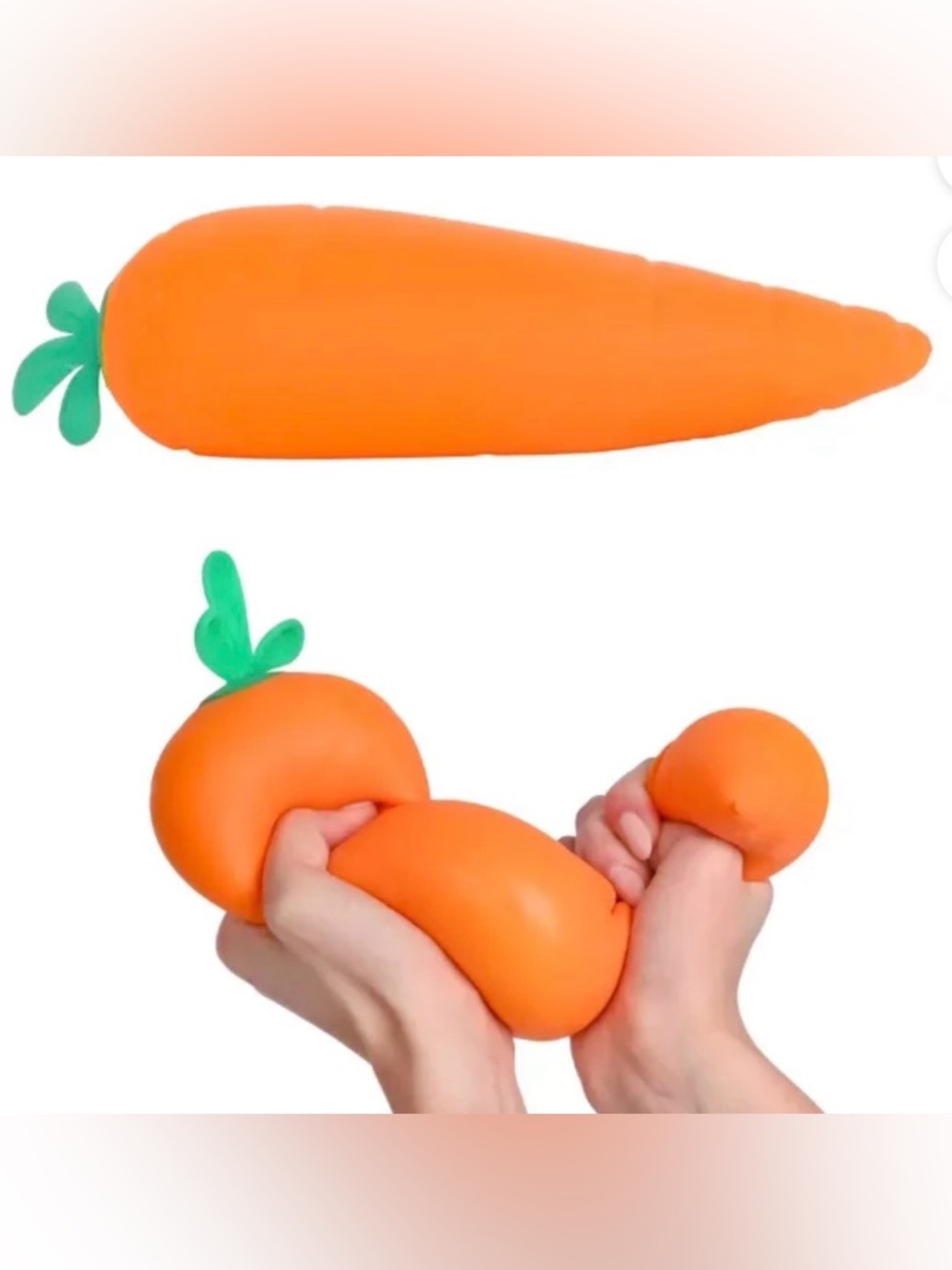 SQUEEZY XL CARROT SQUISH - SINGLE SQUISH - NO CANCELS